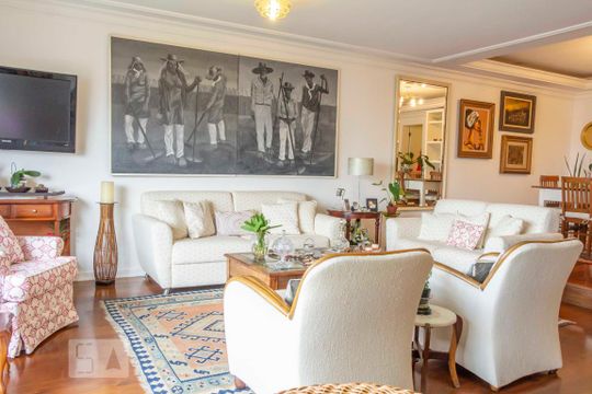 Sala de apartamento para alugar com 3 quartos, 225m² em Vila Morumbi, São Paulo