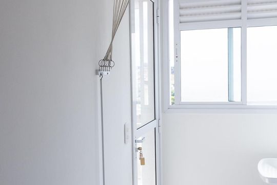 Área de Serviço de apartamento à venda com 2 quartos, 49m² em Vila Pires, Santo André
