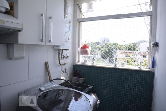 área de Serviço de apartamento à venda com 2 quartos, 53m² em Taquara, Rio de Janeiro
