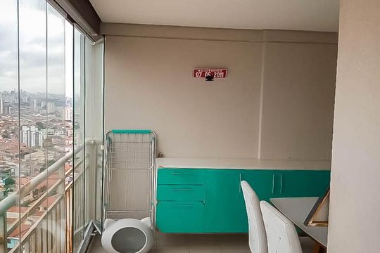 Varanda de apartamento para alugar com 2 quartos, 72m² em Vila Isolina Mazzei, São Paulo