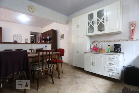 Cozinha de casa para alugar com 2 quartos, 110m² em Jardim Trussardi, São Paulo