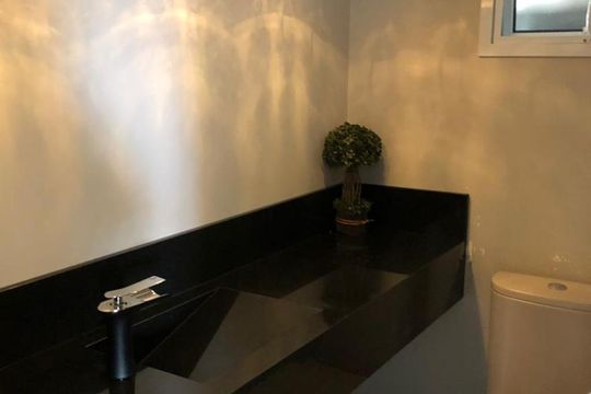 Lavabo de apartamento à venda com 3 quartos, 180m² em Vila Monte Alegre, São Paulo