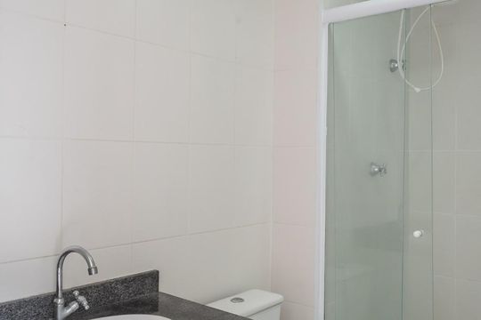 Banheiro de apartamento à venda com 1 quarto, 31m² em Brás, São Paulo