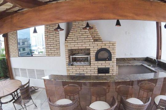 Área comum - Churrasqueira de apartamento para alugar com 2 quartos, 122m² em Vila Regente Feijó, São Paulo
