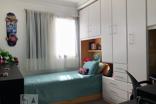 Banheiro do Quarto 3 de apartamento à venda com 3 quartos, 100m² em Vila Pereira Barreto, São Paulo