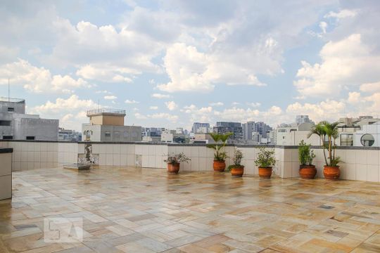 Área comum de apartamento à venda com 1 quarto, 40m² em Indianópolis, São Paulo
