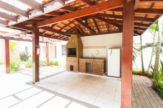 Área comum - Churrasqueira de apartamento para alugar com 2 quartos, 48m² em Jardim Vila Formosa, São Paulo