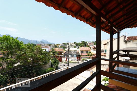 Varanda da Sala de kitnet/studio para alugar com 1 quarto, 27m² em Curicica, Rio de Janeiro