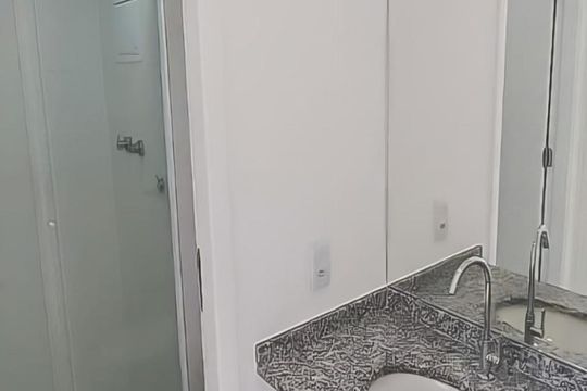 Banheiro de apartamento à venda com 1 quarto, 39m² em Vila Maria, São Paulo