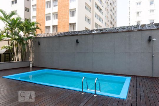 Piscina de apartamento à venda com 1 quarto, 65m² em Cerqueira César, São Paulo