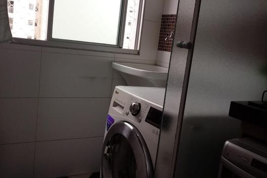 Área de Serviço de apartamento para alugar com 2 quartos, 48m² em Planalto, São Bernardo do Campo