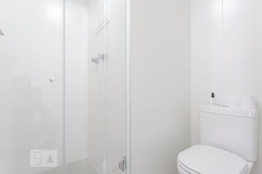Banheiro de kitnet/studio à venda com 1 quarto, 36m² em Consolação, São Paulo