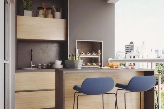 Sacada de apartamento para alugar com 1 quarto, 60m² em Santana, São Paulo