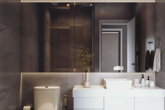 Banheiro de apartamento para alugar com 1 quarto, 60m² em Santana, São Paulo
