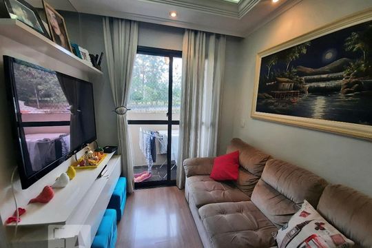 Sala de apartamento para alugar com 3 quartos, 70m² em Nova Petrópolis, São Bernardo do Campo
