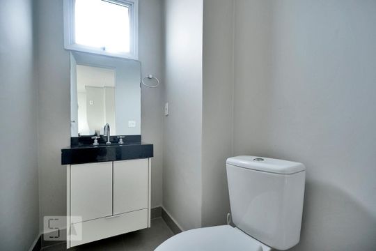 Lavabo de apartamento para alugar com 1 quarto, 65m² em Perdizes, São Paulo