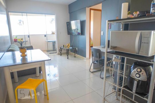 Sala de apartamento para alugar com 2 quartos, 54m² em Setor Leste Universitário, Goiânia