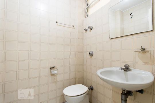 Banheiro de apartamento à venda com 1 quarto, 30m² em Consolação, São Paulo