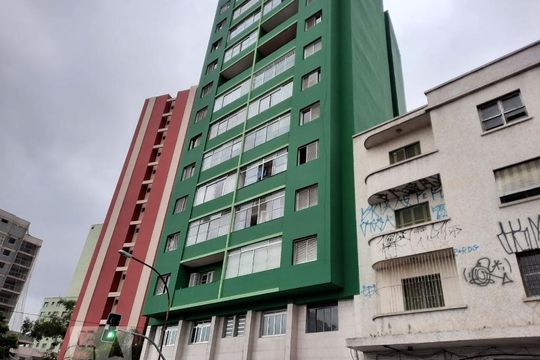 Fachada de apartamento à venda com 1 quarto, 38m² em Sé, São Paulo