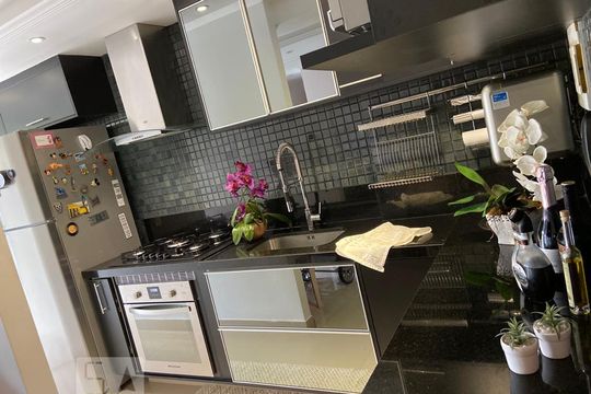 Cozinha de apartamento à venda com 2 quartos, 58m² em Jacarepaguá, Rio de Janeiro