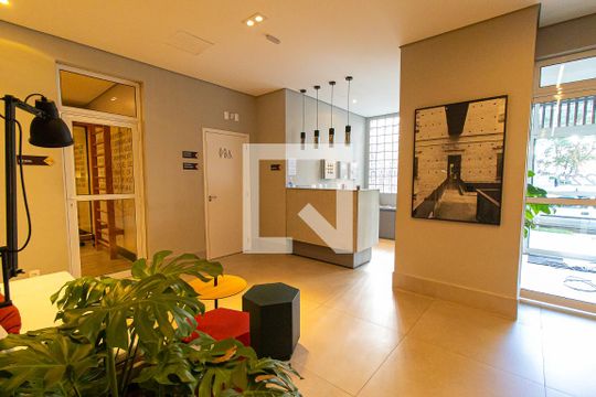 Hall de Entrada de kitnet/studio para alugar com 1 quarto, 19m² em Bela Vista, São Paulo
