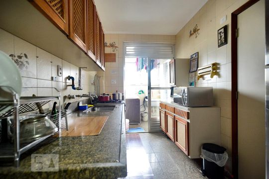Cozinha de apartamento à venda com 3 quartos, 117m² em Lapa, São Paulo