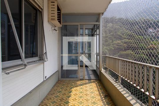 Varanda de apartamento à venda com 3 quartos, 120m² em São Conrado, Rio de Janeiro