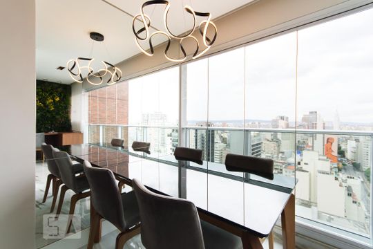 Sacada de apartamento à venda com 1 quarto, 52m² em Bela Vista, São Paulo