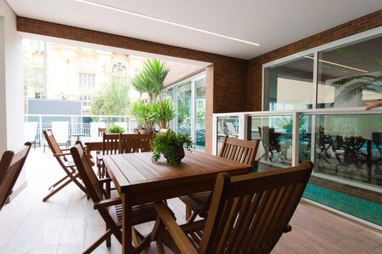 Área comum - Piscina 1 de apartamento à venda com 1 quarto, 52m² em Bela Vista, São Paulo