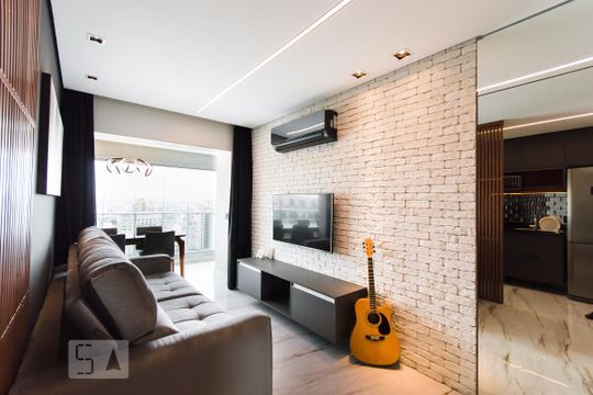 Sala de apartamento à venda com 1 quarto, 52m² em Bela Vista, São Paulo
