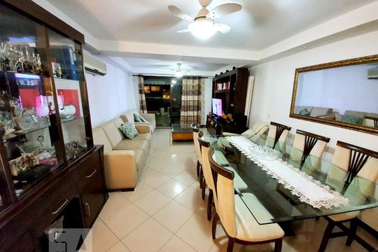 Sala de apartamento à venda com 5 quartos, 300m² em Recreio dos Bandeirantes, Rio de Janeiro