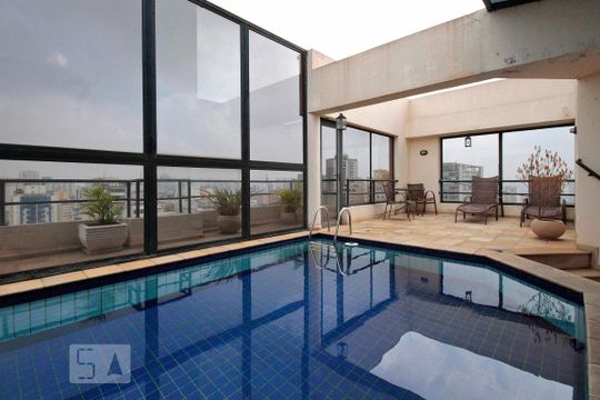 Piscina de apartamento à venda com 1 quarto, 48m² em Santa Cecília, São Paulo