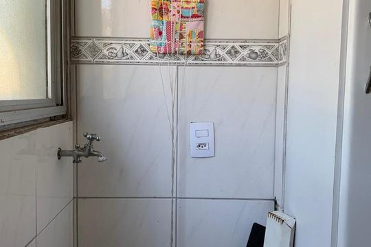 Área de Serviço de apartamento à venda com 1 quarto, 40m² em Vila Brasílio Machado, São Paulo