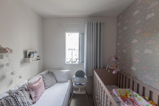 Quarto  1 de apartamento à venda com 2 quartos, 47m² em Jardim Colonial, São Paulo