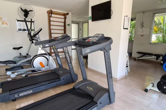 Área comum - Academia de apartamento para alugar com 2 quartos, 49m² em Super Quadra Morumbi, São Paulo
