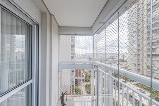 Varanda Suite 3 de apartamento à venda com 4 quartos, 180m² em Belenzinho, São Paulo
