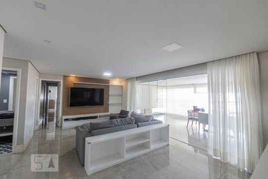 Sala de apartamento à venda com 4 quartos, 180m² em Belenzinho, São Paulo
