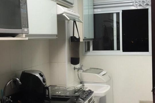 Cozinha e Área de Serviço de apartamento para alugar com 1 quarto, 34m² em Cambuci, São Paulo