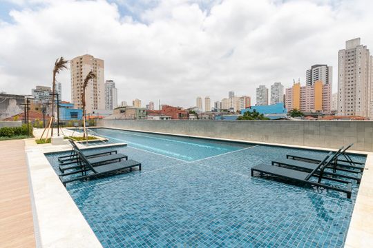 Área comum - Piscina de apartamento à venda com 2 quartos, 66m² em Maranhão, São Paulo