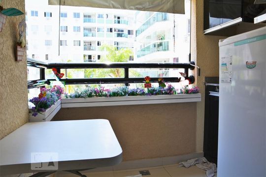 Varanda de apartamento à venda com 2 quartos, 55m² em Taquara, Rio de Janeiro