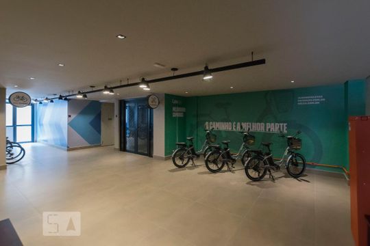 Área comum - Bicicletário de kitnet/studio para alugar com 1 quarto, 21m² em Vila Mariana, São Paulo