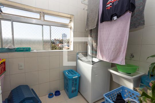 Área de serviço  de apartamento à venda com 3 quartos, 88m² em Centro, Diadema