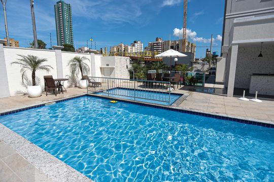 Área comum - Piscina de apartamento à venda com 2 quartos, 50m² em Vila Rosa, Novo Hamburgo