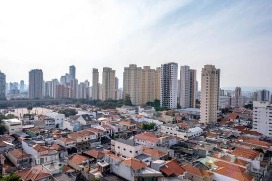 Vista da Varanda de apartamento à venda com 3 quartos, 187m² em Vila Santo Estevão, São Paulo
