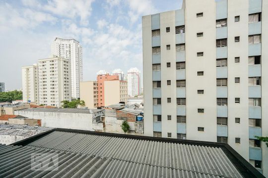 Vista sala de apartamento à venda com 1 quarto, 53m² em Mooca, São Paulo