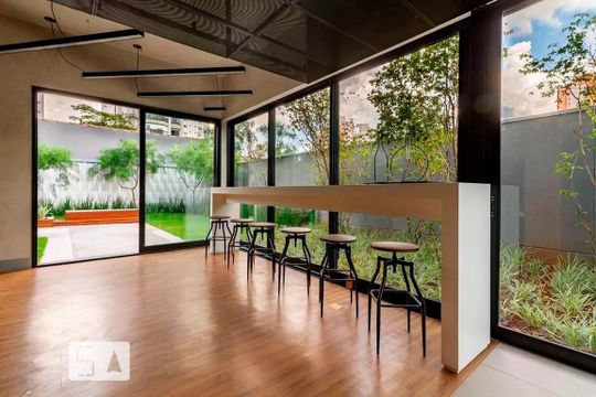 Espaço Gourmet de kitnet/studio para alugar com 1 quarto, 33m² em Vila Olímpia, São Paulo