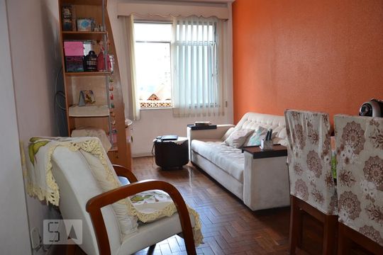 SALA de apartamento para alugar com 1 quarto, 38m² em Cachambi, Rio de Janeiro
