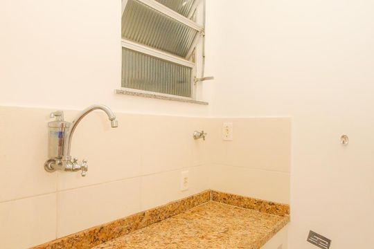 Cozinha de apartamento para alugar com 1 quarto, 48m² em Copacabana, Rio de Janeiro