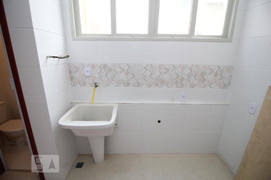 Área de Serviço de apartamento à venda com 3 quartos, 103m² em Humaitá, Rio de Janeiro