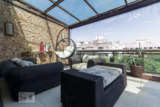 Varanda de apartamento para alugar com 5 quartos, 420m² em Recreio dos Bandeirantes, Rio de Janeiro